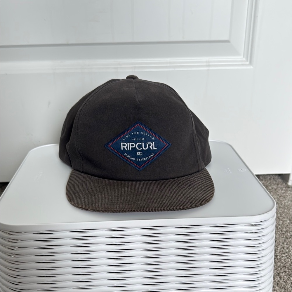 Rip Curl Black and Brown Cap